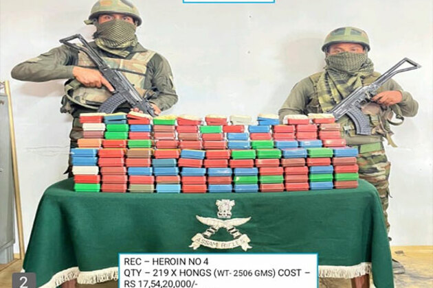 Assam Rifles seizes drugs worth Rs 17.54 crore in Mizoram