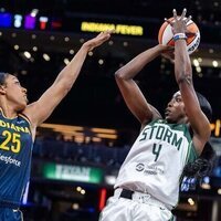 Caitlin Clark helps Fever slide past Storm