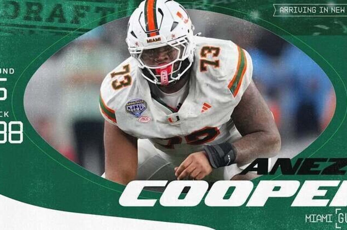 Jets Move Up Again, Select Miami G Anez Cooper in Round 6