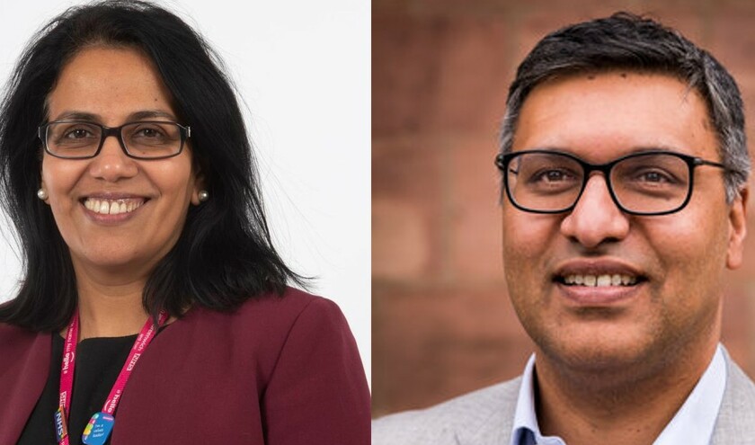 Meera Nair and Dr Sohail Munshi © Manchester University NHS Foundation Trust