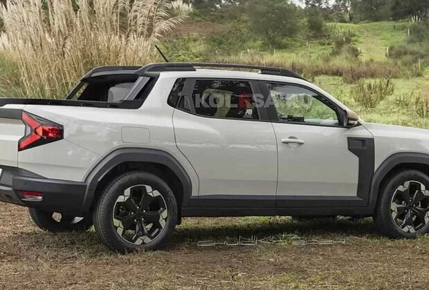 New Renault Duster Pickup Truck Render - To Rival Upcoming Scorpio X