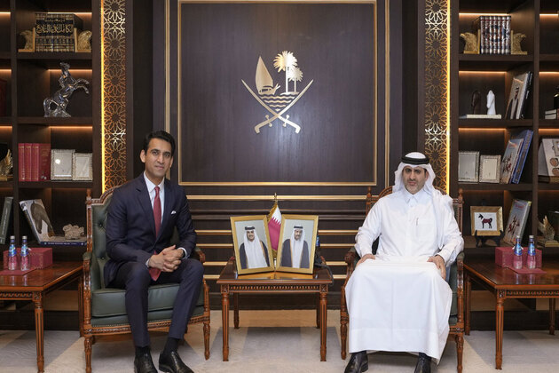 Adani Green's Sagar Adani meets Qatar Central Bank Governor in Doha, discusses global finance and investment trends