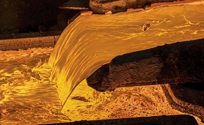 Produção de cobre na Atlantic Copper, da Freeport-McMoran, na Espanha/Divulgação