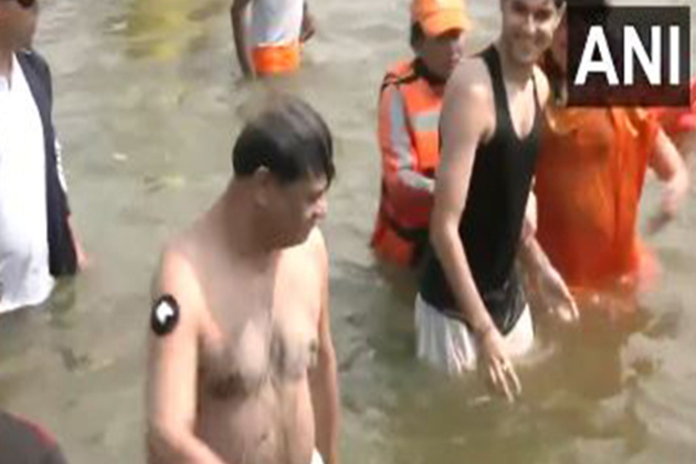 Assam CM takes holy dip at Sangam, calls Sanatan 'past, present and future of the world'