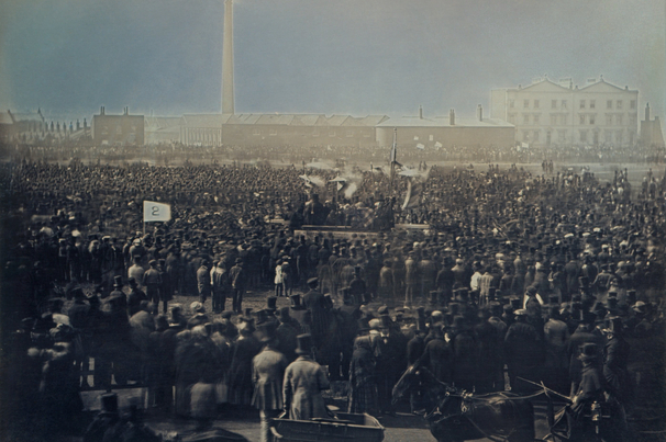 Chartist meeting on Kennington Common by William Edward Kilburn 1848