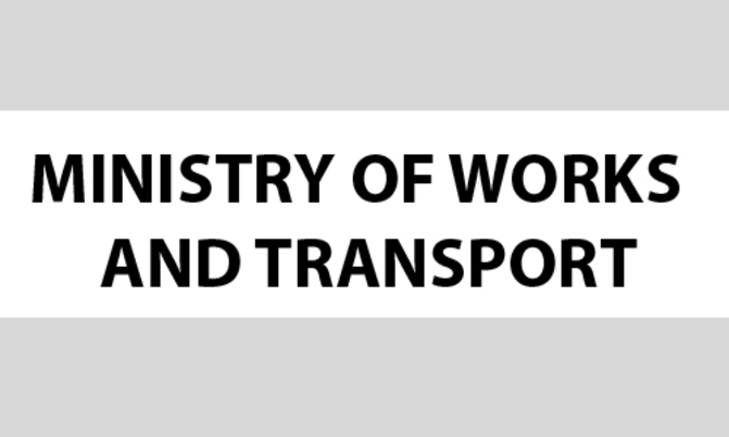 Notice from Ministry of Works Notice from Ministry of Works