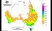  July rainfall was scarce in most of Australia. Image courtesy BOM.