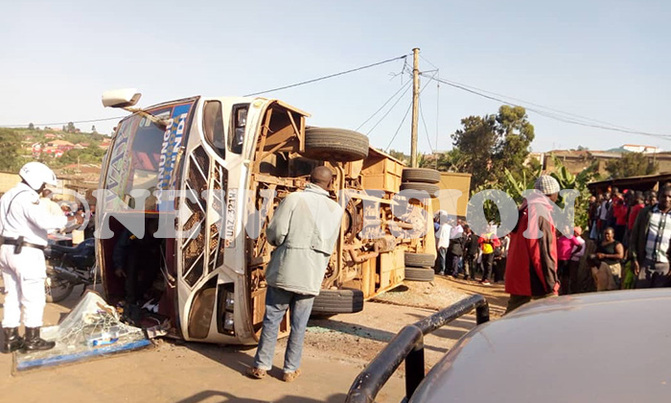 16 injured in Rukungiri bus accident 16 injured in Rukungiri bus accident
