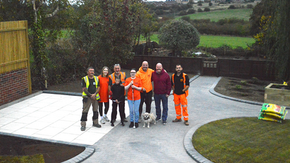 Teenager with life-limiting disease given safe sensory space thanks to Band of Builders