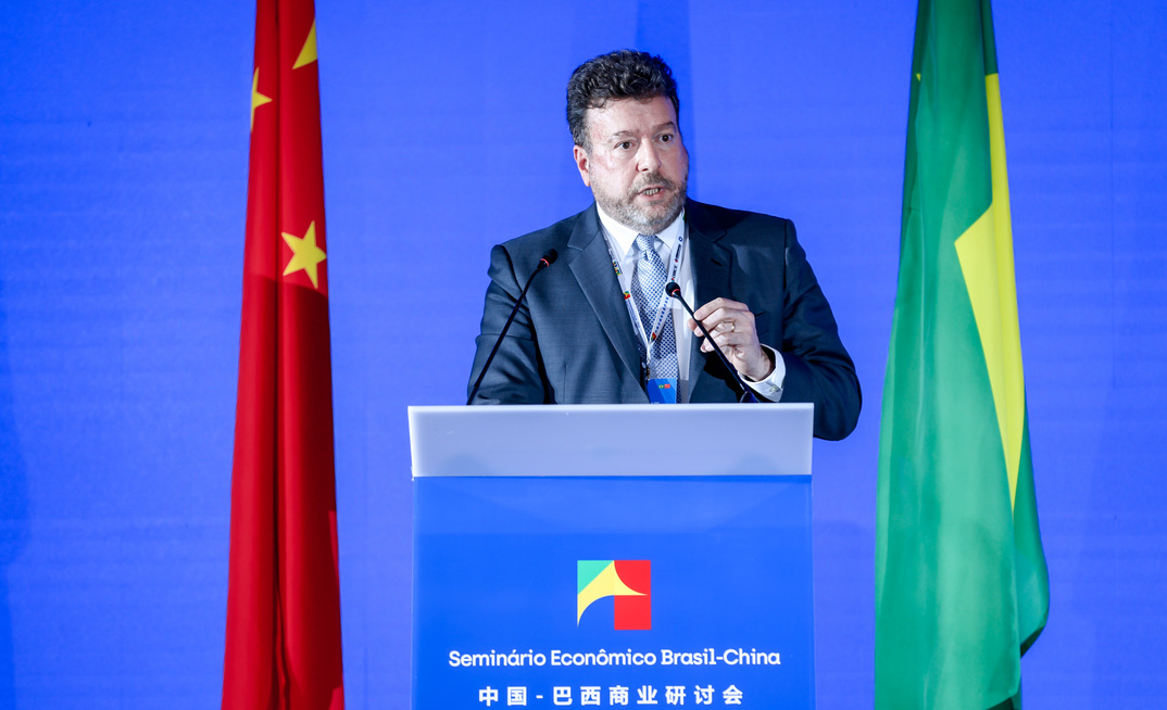 Alexandre D'Ambrosio, vice-presidente executivo de Assuntos Corporativos e Institucionais da Vale em evento na China/Divulgação