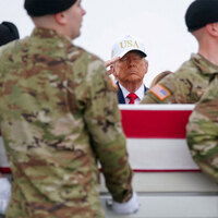Trump attends dignified transfer of American soldiers killed in Operation Epic Fury
