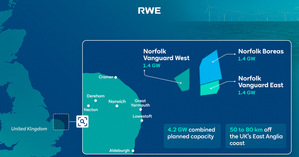 RWE swoops for Vattenfall's 4.2GW Norfolk offshore wind portfolio in £963m deal - Vimarsana News