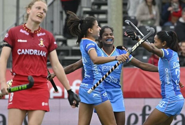 FIH Pro League: Indian women's hockey team loses 1-2 to Belgium