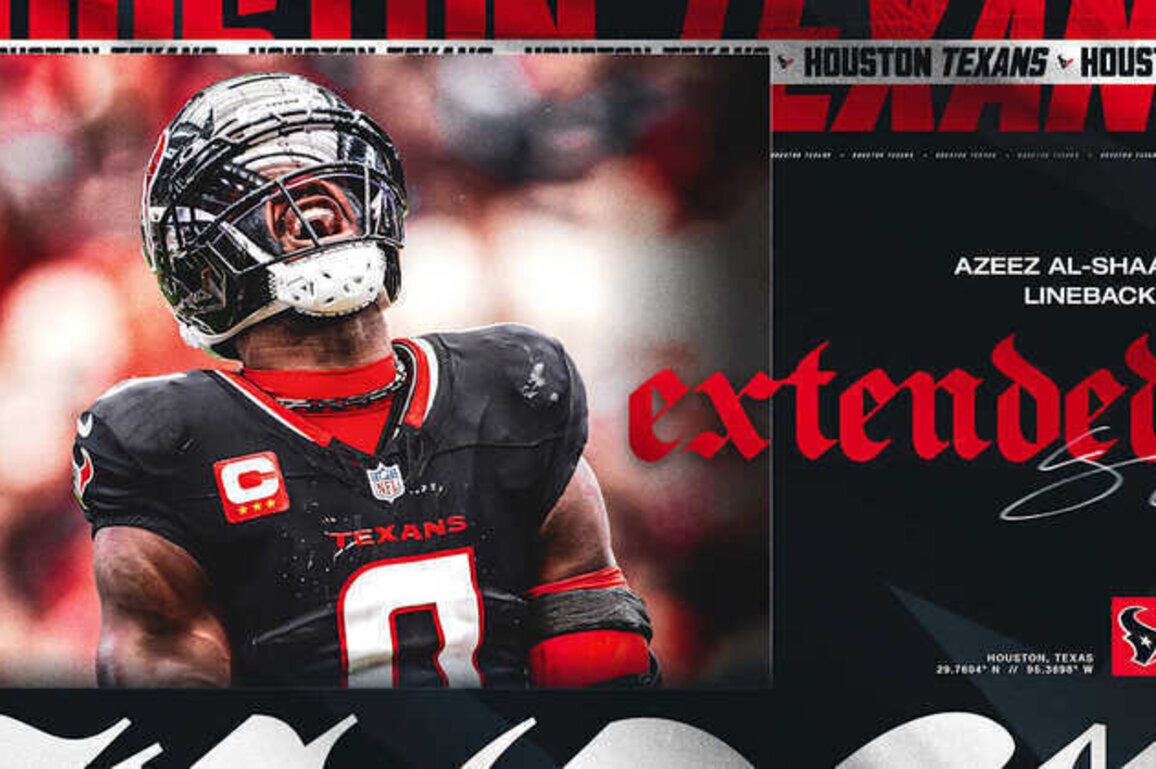 HOUSTON TEXANS SIGN LB AZEEZ AL-SHAAIR