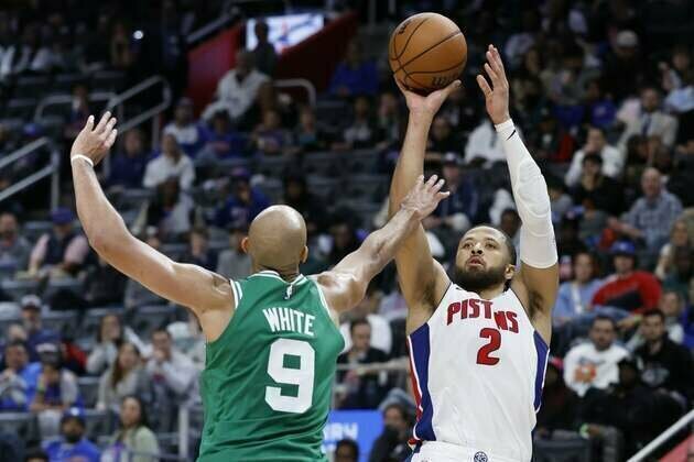 Pistons eye franchise history, 14th straight win vs. Celtics