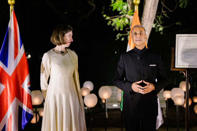 Honorary Knighthood medal presented to Sunil Bharti Mittal