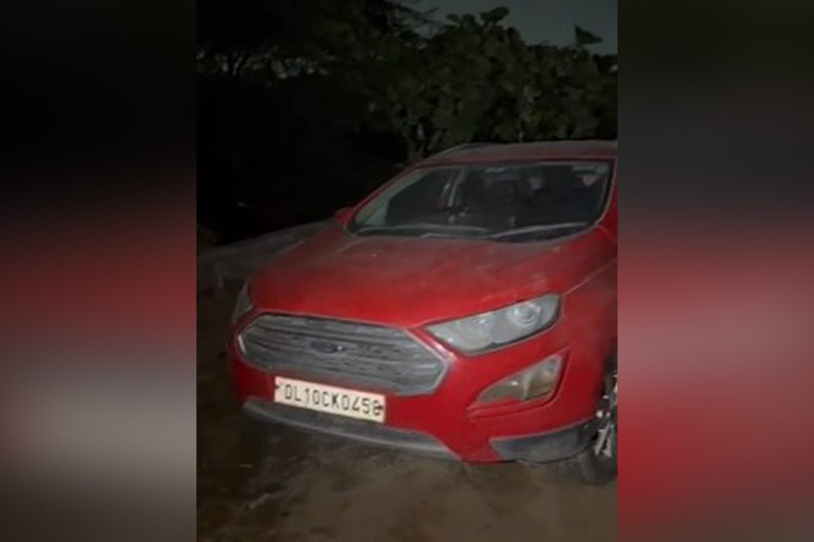 Red EcoSport car linked to prime suspect in Delhi blast case seized in Faridabad