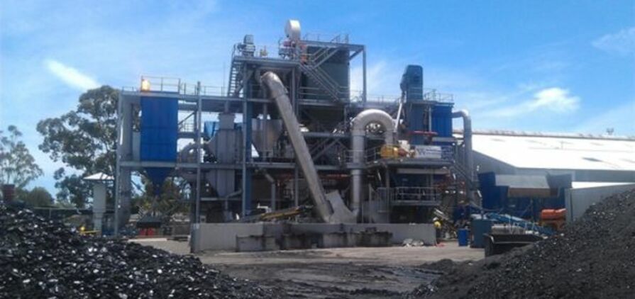 A South African coal producer has agreed to provide coal fines from one of their mines for briquetting trials at White Energy's plant. Photo courtesy of White Energy