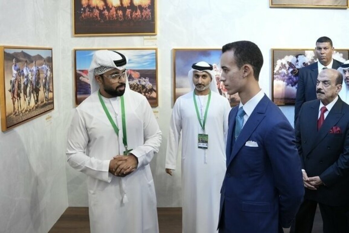 Moroccan Crown Prince visits 11th Sheikh Mansour bin Zayed Photographic Award for Arabian Horse exhibition
