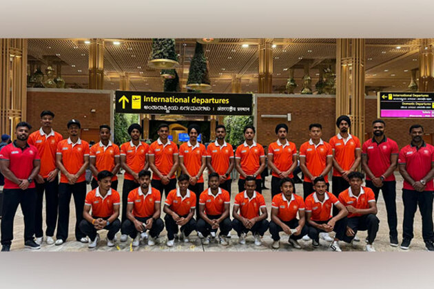 Indian junior men's hockey team departs for 4 Nations Tournament in Germany