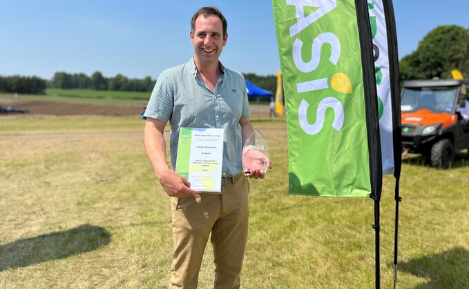 Yorkshire farmer receives award for seed treatment research