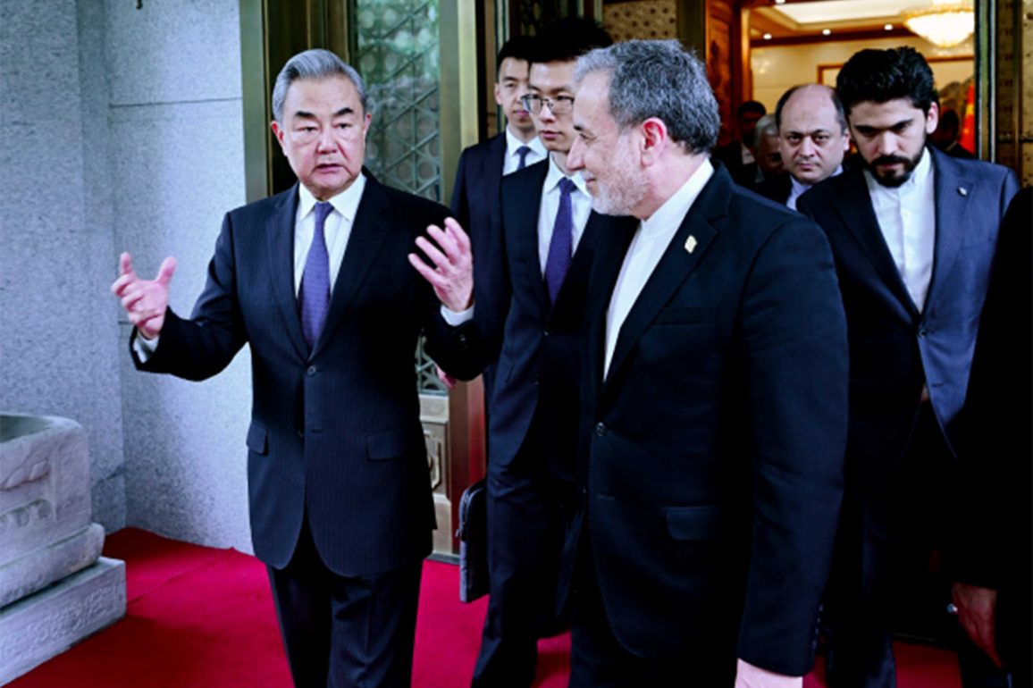 Chinese FM calls for "immediate, full ceasefire" in West Asia during talks with Iranian FM