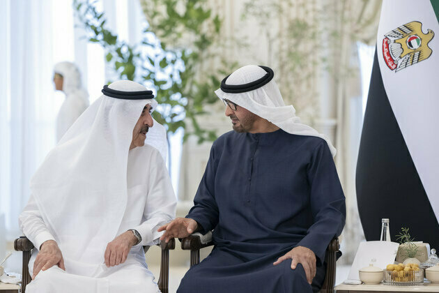 UAE President receives Ruler of Umm Al Qaiwain