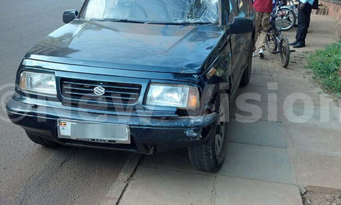 Speeding Suzuki driver crashes boda-boda rider to near death Speeding Suzuki driver crashes boda-boda rider to near death