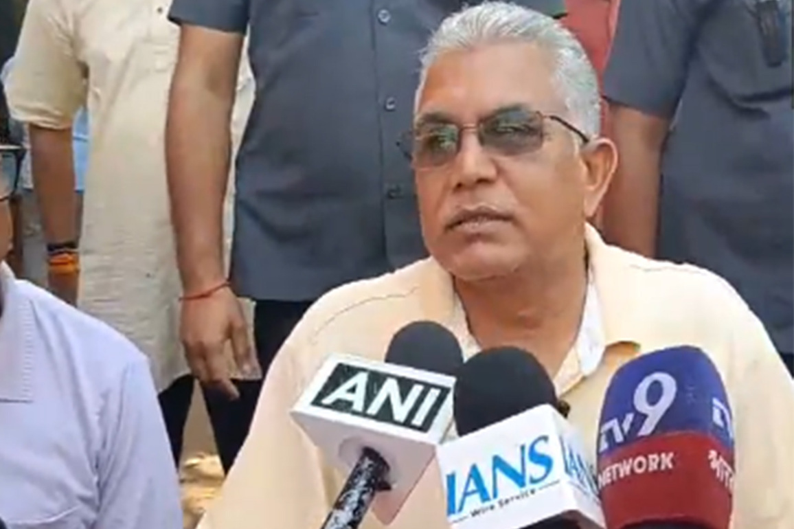 BJP candidate Dilip Ghosh warns of law, order problems in Kaliachak says "it would be difficult to conduct elections there"