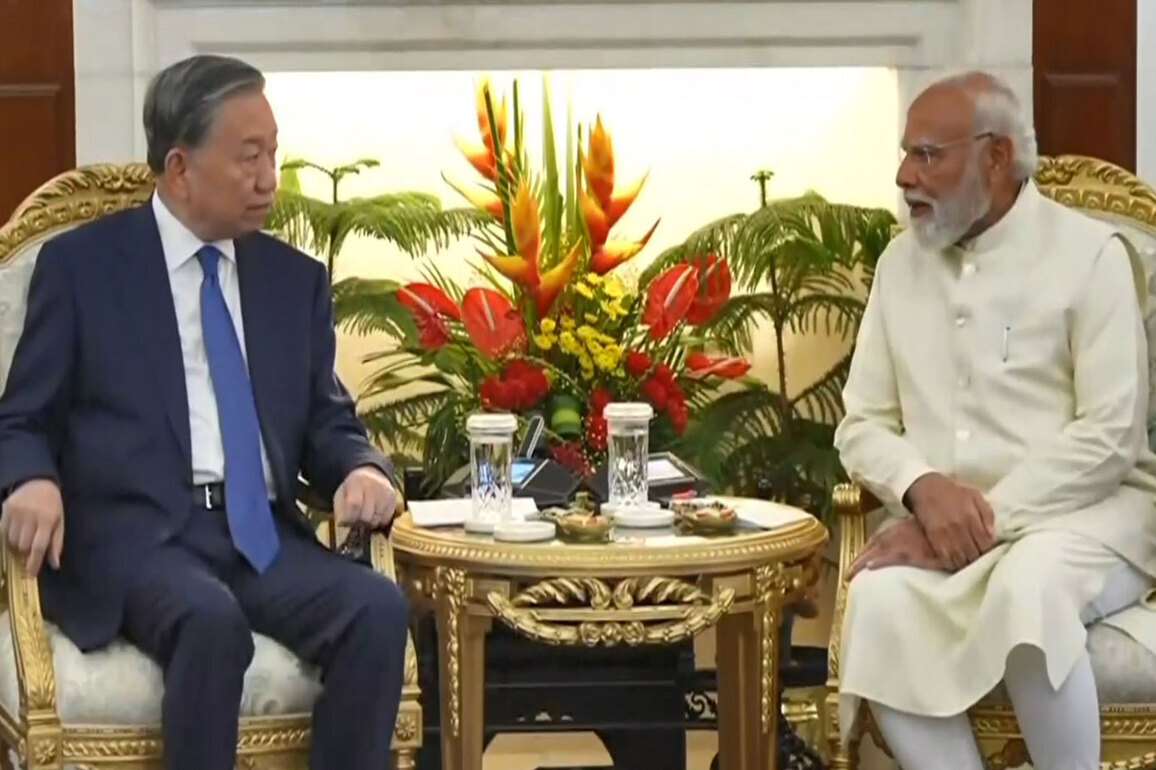 PM Modi, Vietnamese President To Lam hold bilateral talks at Hyderabad House