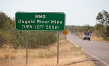 Record quarter at MMG's Dugald River