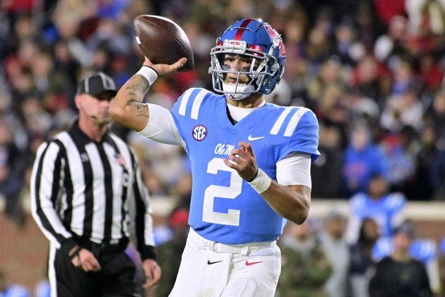 Matt Corral, Ole Miss meet Mississippi State in Egg Bowl