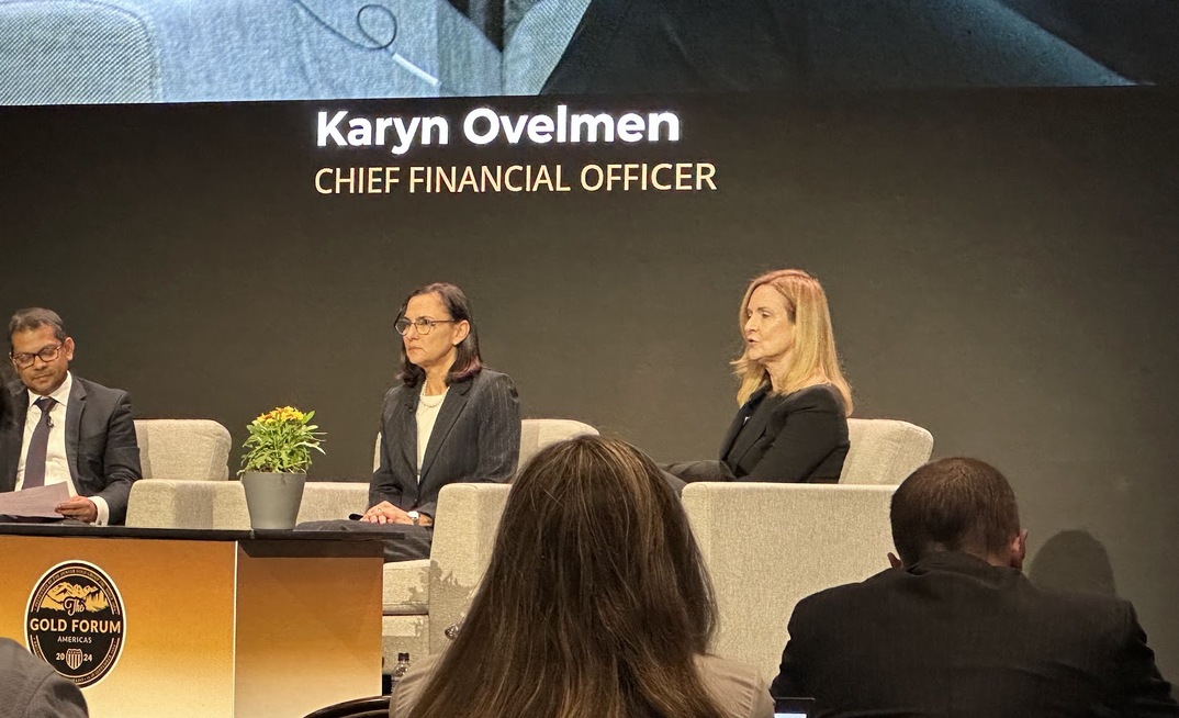 Karyn Ovelmen (right) at GFA 2024.