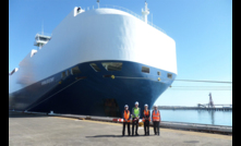 First roll-on roll-off vessel arrives at the port of Mackay, QLD