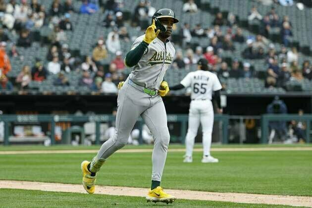 A's roll past White Sox 8-0 to complete sweep
