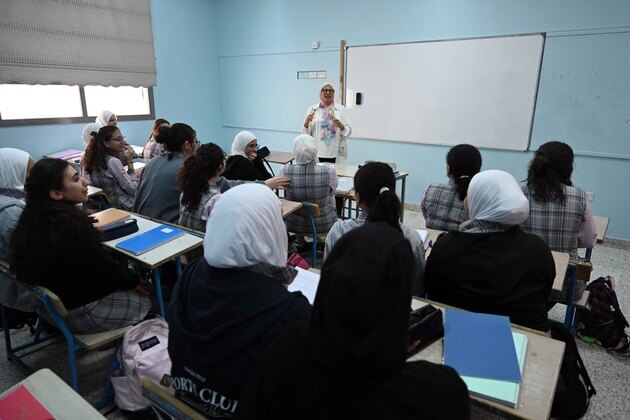 KUWAIT-HAWALLI GOVERNORATE-HIGH SCHOOLS-RESUMPTION