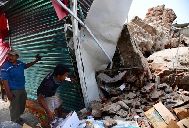 After tragic quake, Hurricane Katia makes landfall in Mexico