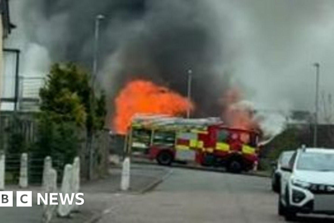 Boy, 14, arrested over fire at derelict building in Glasgow