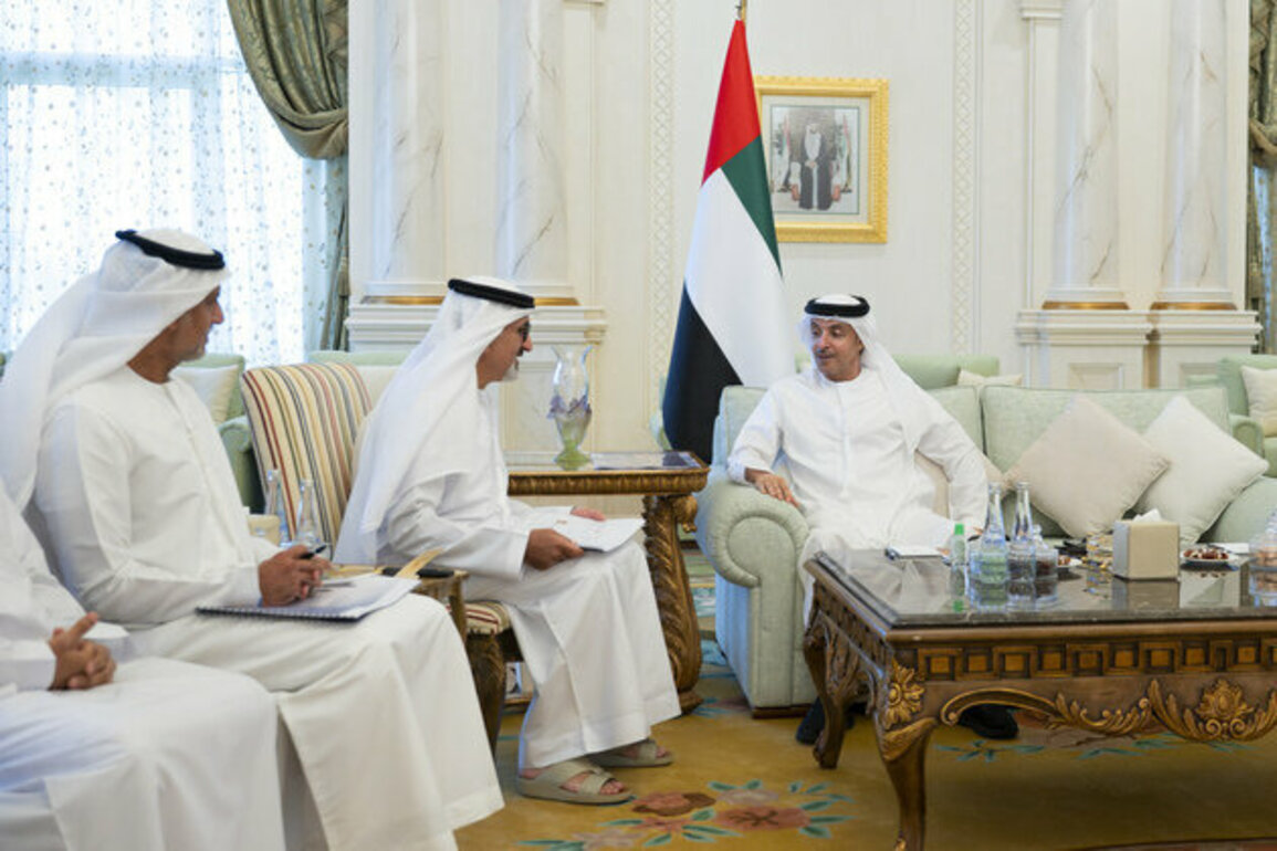 Hazza bin Zayed receives delegations from sports sector to review initiatives, development projects in Al Ain Region