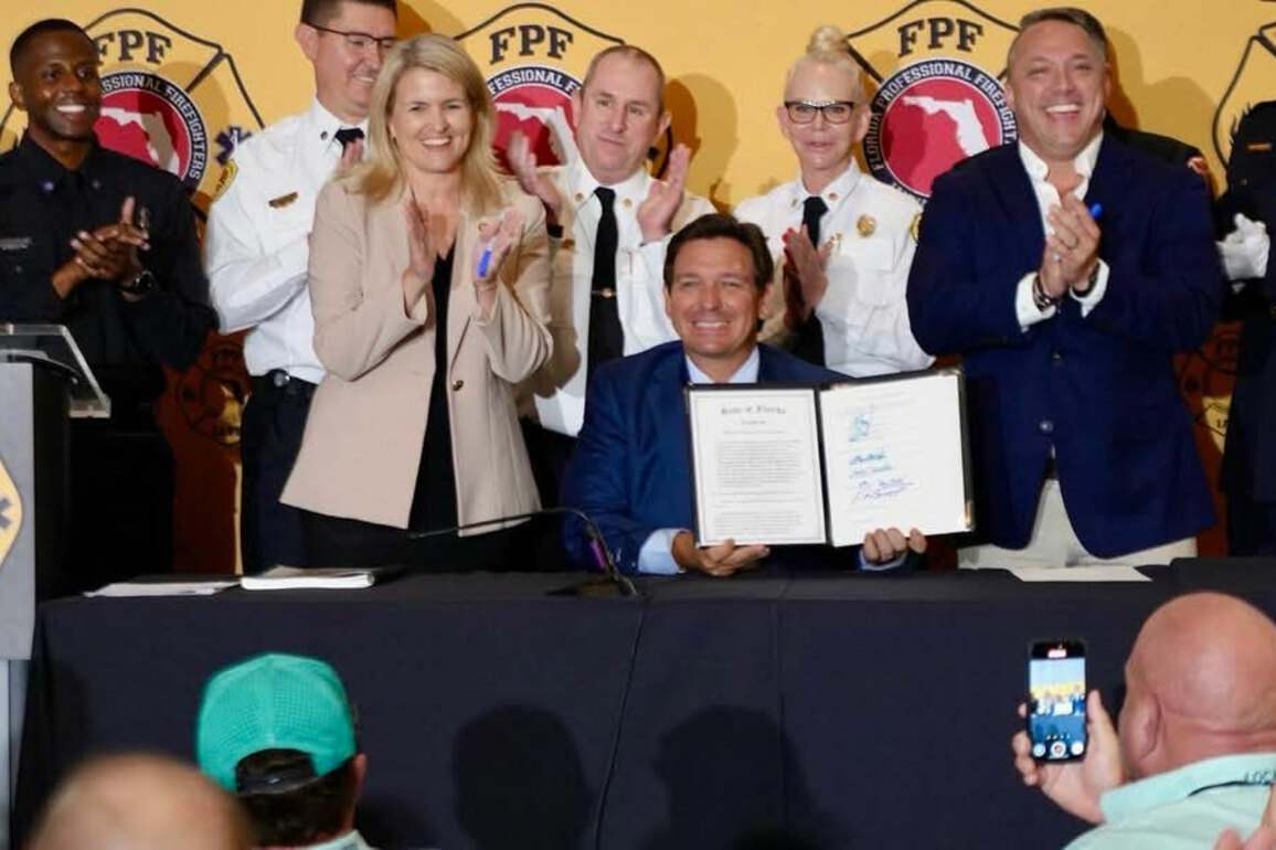 Governor DeSantis Signs Health and Safety Protections for Florida Firefighters