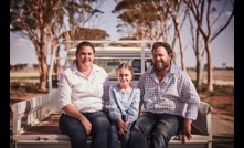  WoolPoll chair Steven Bolt, WA, with wife Sandra and daughter Lily. WoolPoll opens in September. Picture courtesy WoolPoll.