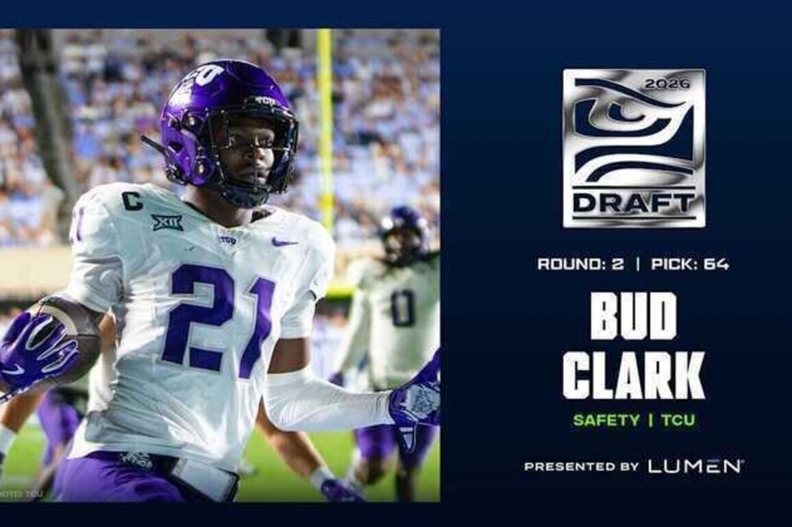 Seahawks Select Bud Clark With 64th Overall Pick