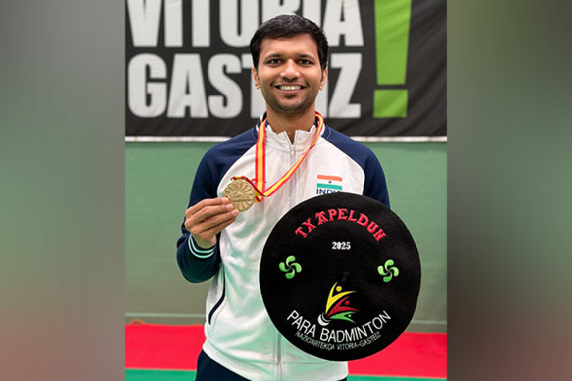 Sukant Kadam clinches gold at Spanish Para Badminton International 2025 - II