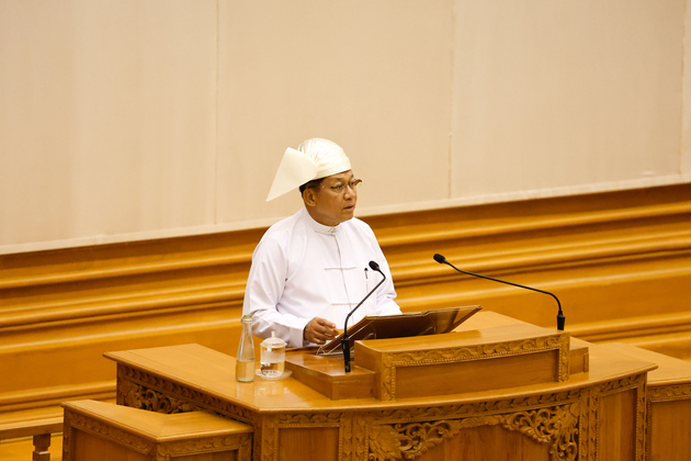 MYANMAR-NAY PYI TAW-PRESIDENTS-OATH-TAKING CEREMONY