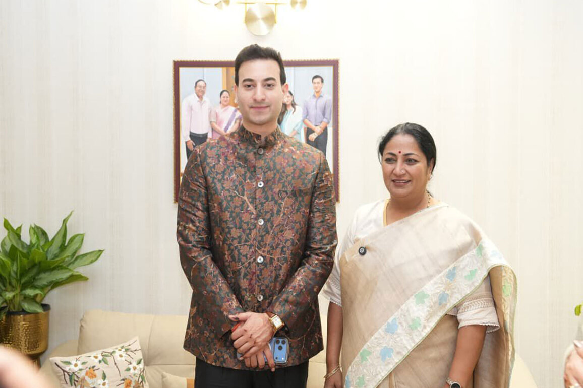Rishab Rikhiram Sharma meets Delhi CM Rekha Gupta ahead of India tour finale
