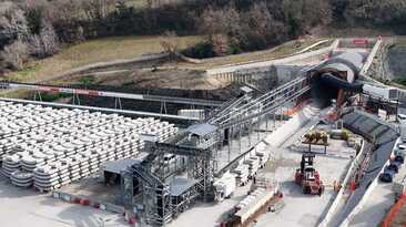 Webuild’s excavation of the Rocchetta Tunnel is progressing at full speed, having dug the first 4km