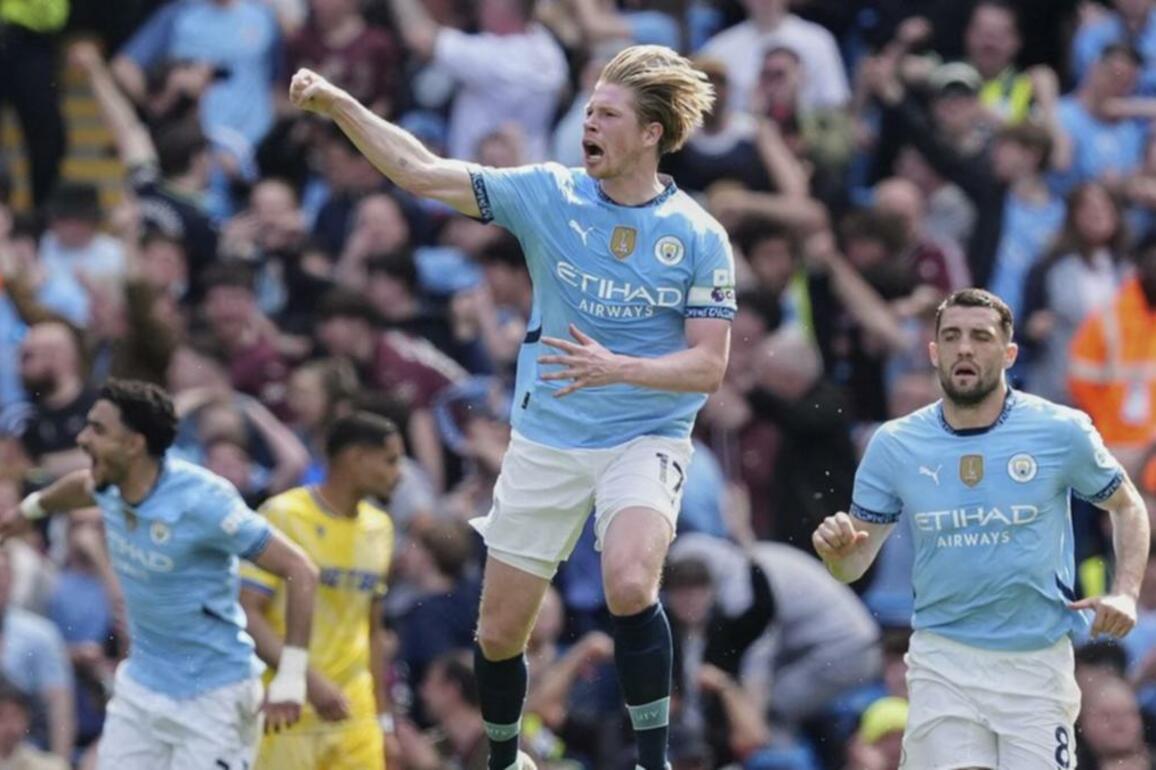 King De Bruyne sparks Man City comeback in Palace coup
