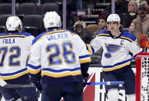 Blues bid to continue ascent in rematch vs. reeling Kings