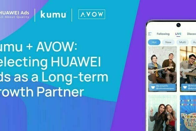 Huawei Mobile Services and Kumu announce collaborative partnership via AVOW agency to enhance users' experiences through strategic advertisements