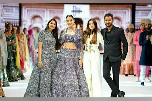Bespokewala's Adaa Collection Unveiled by Showstopper Saiee Manjrekar at the GMFL Runway Showcase in Dubai